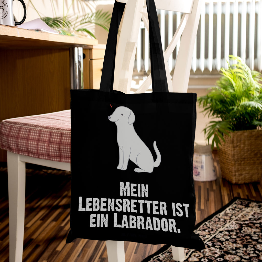 Tragetasche Labrador Lebensretter Beuteltasche, Beutel, Einkaufstasche, Jutebeutel, Stoffbeutel, Tasche, Shopper, Umhängetasche, Strandtasche, Schultertasche, Stofftasche, Tragetasche, Badetasche, Jutetasche, Einkaufstüte, Laptoptasche, Hund, Hunderasse, Rassehund, Hundebesitzer, Geschenk, Tierfreund, Schenken, Welpe, Labrador