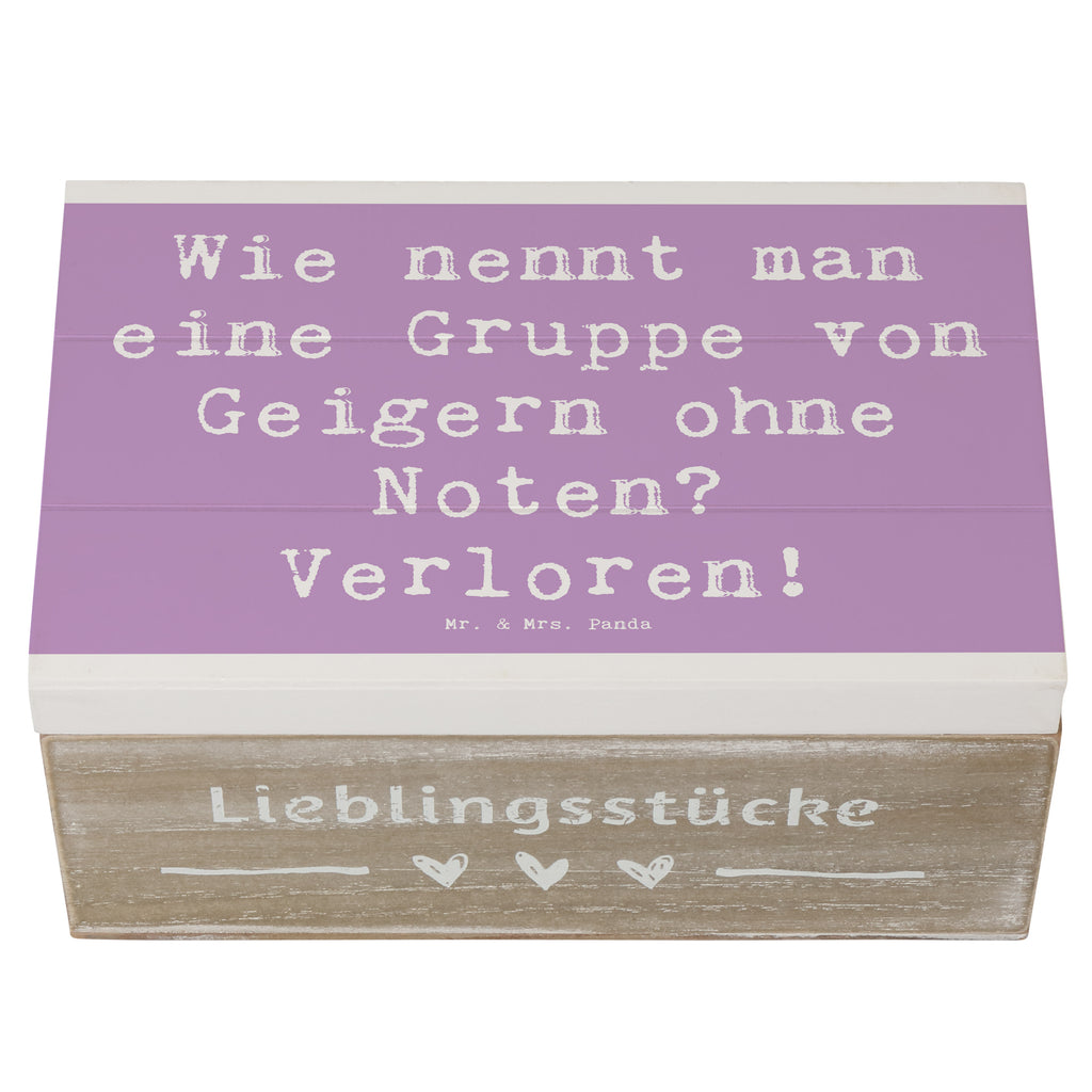 Holzkiste Spruch Verlorene Geiger Holzkiste, Kiste, Schatzkiste, Truhe, Schatulle, XXL, Erinnerungsbox, Erinnerungskiste, Dekokiste, Aufbewahrungsbox, Geschenkbox, Geschenkdose, Instrumente, Geschenke Musiker, Musikliebhaber