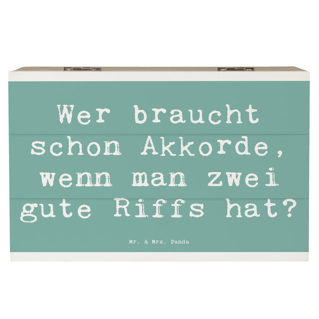 Holzkiste Spruch E-Gitarre Zwei Riffs Holzkiste, Kiste, Schatzkiste, Truhe, Schatulle, XXL, Erinnerungsbox, Erinnerungskiste, Dekokiste, Aufbewahrungsbox, Geschenkbox, Geschenkdose, Instrumente, Geschenke Musiker, Musikliebhaber