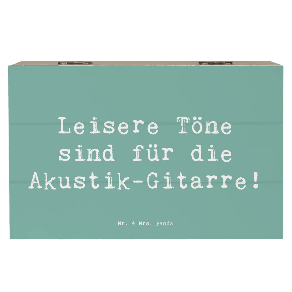 Holzkiste Spruch Akustik-Gitarre Magie Holzkiste, Kiste, Schatzkiste, Truhe, Schatulle, XXL, Erinnerungsbox, Erinnerungskiste, Dekokiste, Aufbewahrungsbox, Geschenkbox, Geschenkdose, Instrumente, Geschenke Musiker, Musikliebhaber