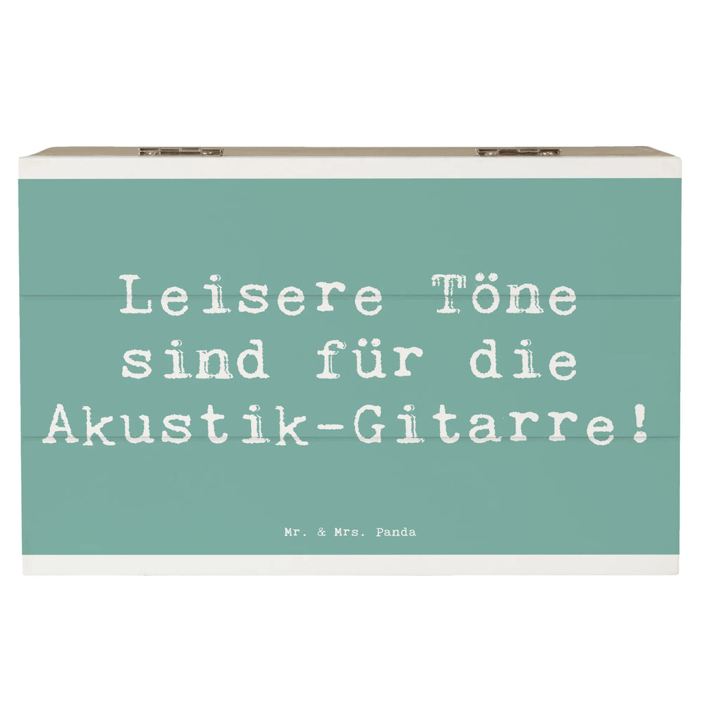 Holzkiste Spruch Akustik-Gitarre Magie Holzkiste, Kiste, Schatzkiste, Truhe, Schatulle, XXL, Erinnerungsbox, Erinnerungskiste, Dekokiste, Aufbewahrungsbox, Geschenkbox, Geschenkdose, Instrumente, Geschenke Musiker, Musikliebhaber