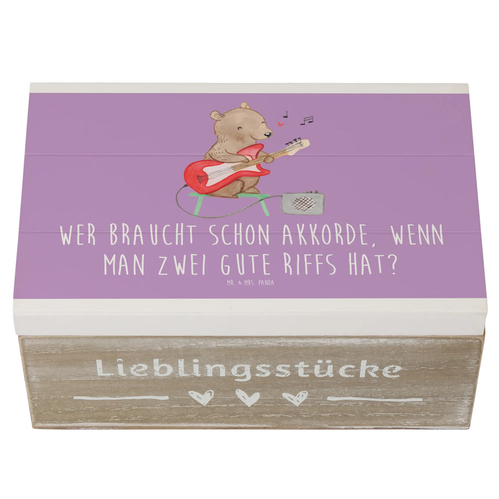 Holzkiste E-Gitarre Zwei Riffs Holzkiste, Kiste, Schatzkiste, Truhe, Schatulle, XXL, Erinnerungsbox, Erinnerungskiste, Dekokiste, Aufbewahrungsbox, Geschenkbox, Geschenkdose, Instrumente, Geschenke Musiker, Musikliebhaber