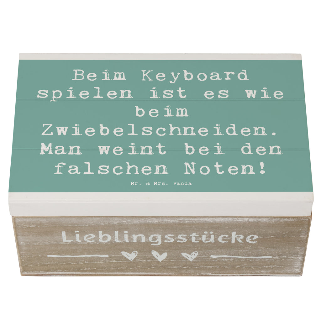 Holzkiste Spruch Keyboard Tränen Holzkiste, Kiste, Schatzkiste, Truhe, Schatulle, XXL, Erinnerungsbox, Erinnerungskiste, Dekokiste, Aufbewahrungsbox, Geschenkbox, Geschenkdose, Instrumente, Geschenke Musiker, Musikliebhaber