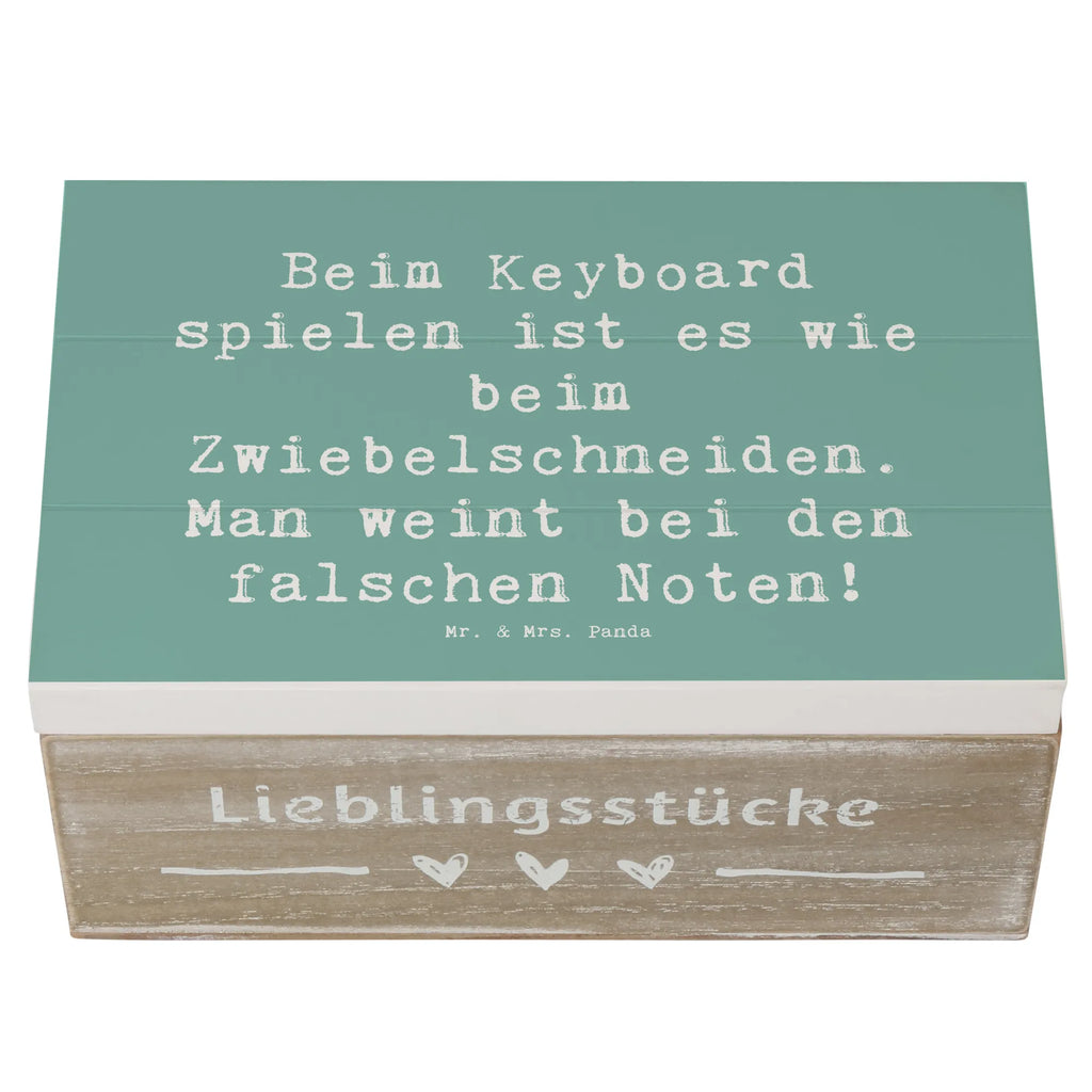 Holzkiste Spruch Keyboard Tränen Holzkiste, Kiste, Schatzkiste, Truhe, Schatulle, XXL, Erinnerungsbox, Erinnerungskiste, Dekokiste, Aufbewahrungsbox, Geschenkbox, Geschenkdose, Instrumente, Geschenke Musiker, Musikliebhaber