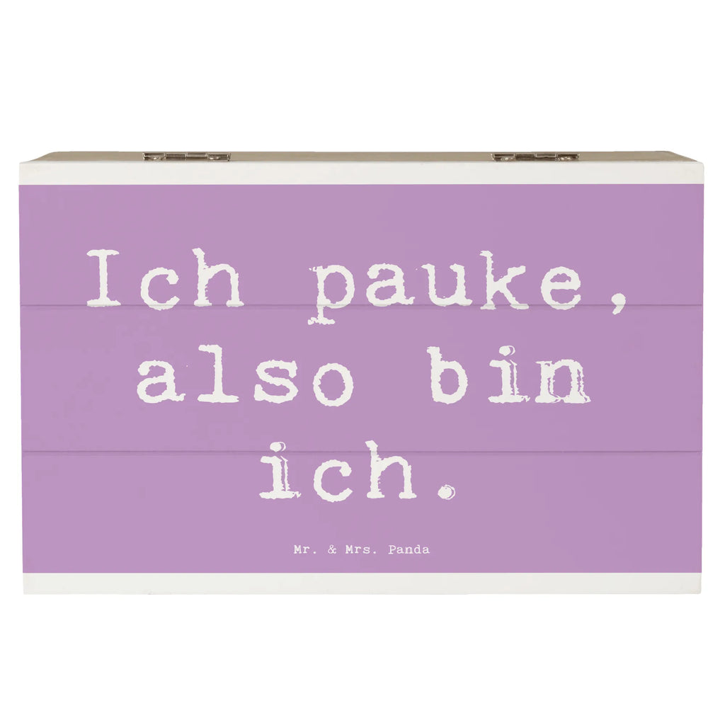 Holzkiste Spruch Pauken Motivation Holzkiste, Kiste, Schatzkiste, Truhe, Schatulle, XXL, Erinnerungsbox, Erinnerungskiste, Dekokiste, Aufbewahrungsbox, Geschenkbox, Geschenkdose, Instrumente, Geschenke Musiker, Musikliebhaber