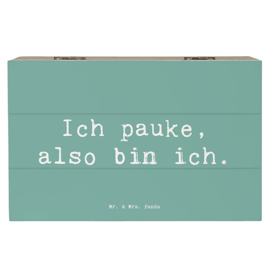 Holzkiste Spruch Pauken Motivation Holzkiste, Kiste, Schatzkiste, Truhe, Schatulle, XXL, Erinnerungsbox, Erinnerungskiste, Dekokiste, Aufbewahrungsbox, Geschenkbox, Geschenkdose, Instrumente, Geschenke Musiker, Musikliebhaber