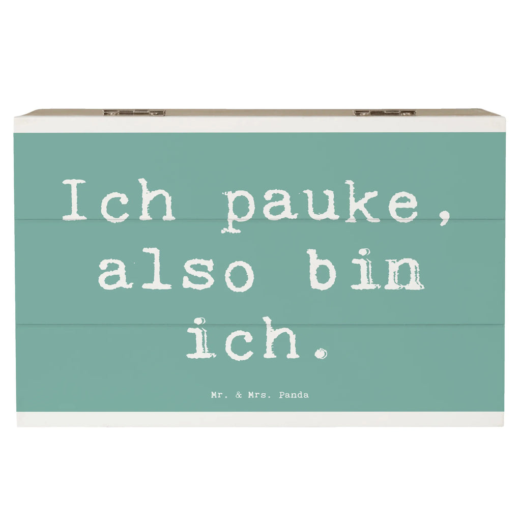 Holzkiste Spruch Pauken Motivation Holzkiste, Kiste, Schatzkiste, Truhe, Schatulle, XXL, Erinnerungsbox, Erinnerungskiste, Dekokiste, Aufbewahrungsbox, Geschenkbox, Geschenkdose, Instrumente, Geschenke Musiker, Musikliebhaber