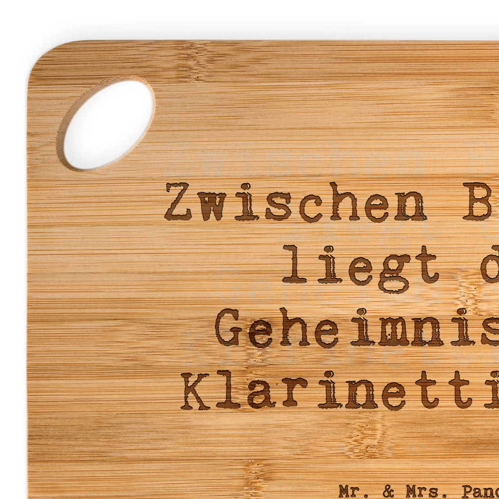 Bambus - Schneidebrett Spruch Klarinette Geheimnis Schneidebrett, Holzbrett, Küchenbrett, Frühstücksbrett, Hackbrett, Brett, Holzbrettchen, Servierbrett, Bretter, Holzbretter, Holz Bretter, Schneidebrett Holz, Holzbrett mit Gravur, Schneidbrett, Holzbrett Küche, Holzschneidebrett, Instrumente, Geschenke Musiker, Musikliebhaber