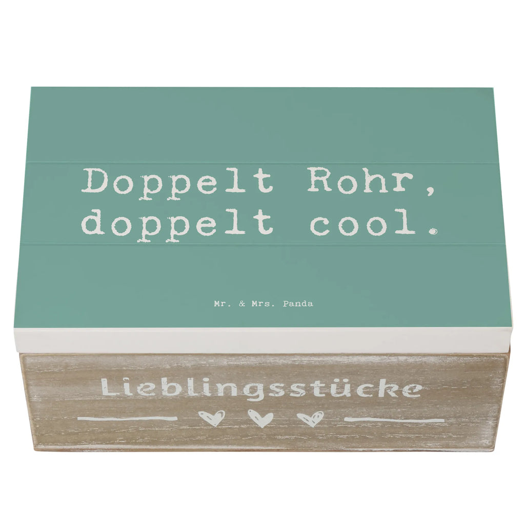 Holzkiste Spruch Fagott Doppelt Cool Holzkiste, Kiste, Schatzkiste, Truhe, Schatulle, XXL, Erinnerungsbox, Erinnerungskiste, Dekokiste, Aufbewahrungsbox, Geschenkbox, Geschenkdose, Instrumente, Geschenke Musiker, Musikliebhaber