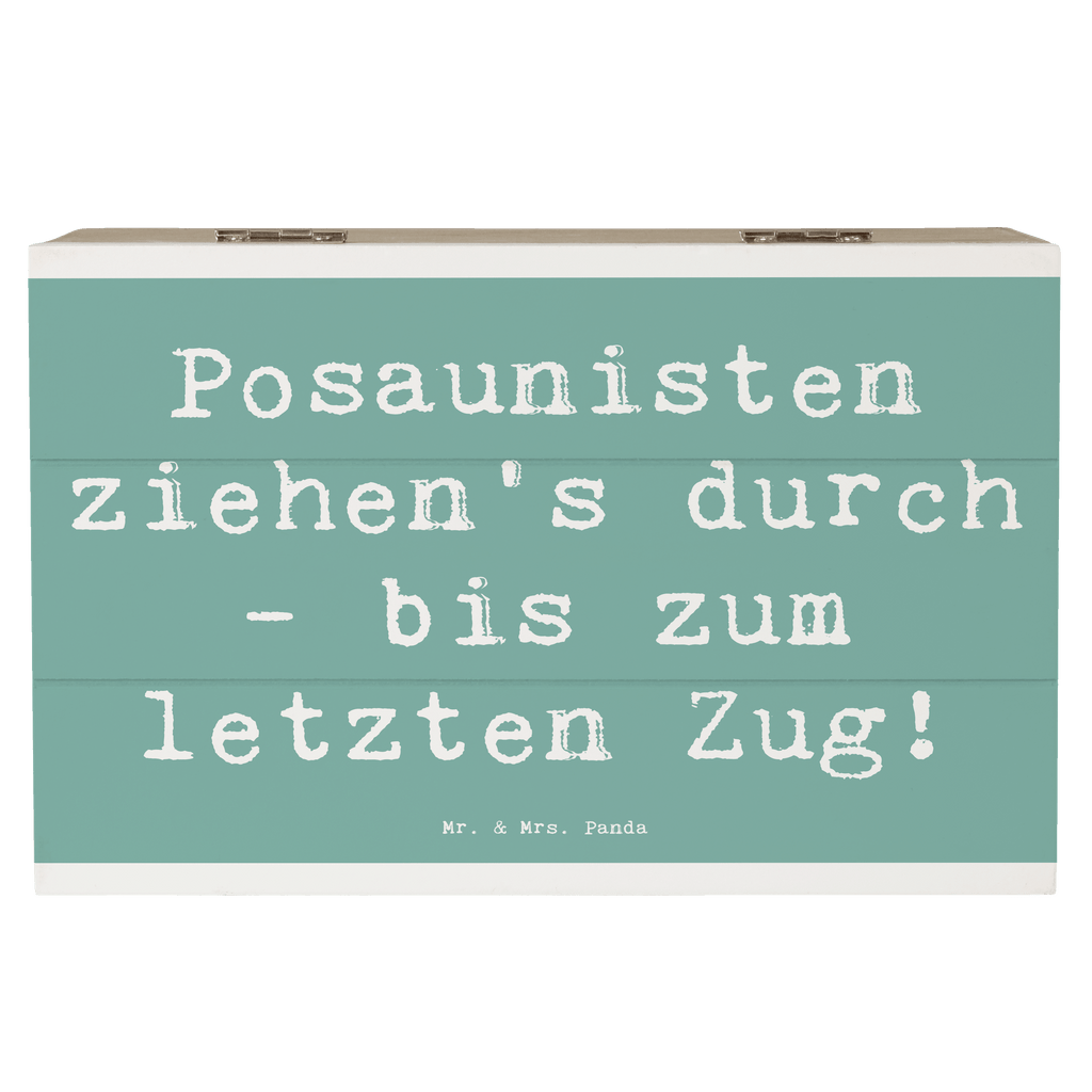 Holzkiste Spruch Trombone Durchzieher Holzkiste, Kiste, Schatzkiste, Truhe, Schatulle, XXL, Erinnerungsbox, Erinnerungskiste, Dekokiste, Aufbewahrungsbox, Geschenkbox, Geschenkdose, Instrumente, Geschenke Musiker, Musikliebhaber