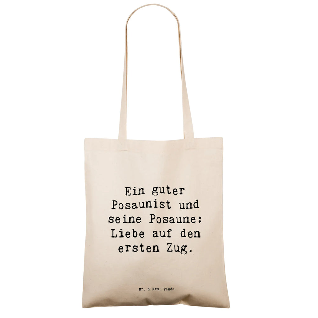 Tragetasche Spruch Posaune Liebe