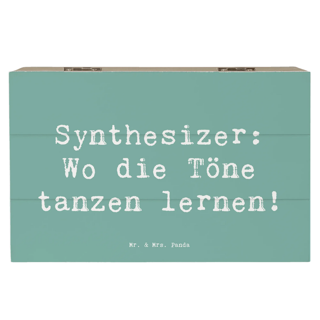 Holzkiste Spruch Synthesizer Tanz Holzkiste, Kiste, Schatzkiste, Truhe, Schatulle, XXL, Erinnerungsbox, Erinnerungskiste, Dekokiste, Aufbewahrungsbox, Geschenkbox, Geschenkdose, Instrumente, Geschenke Musiker, Musikliebhaber