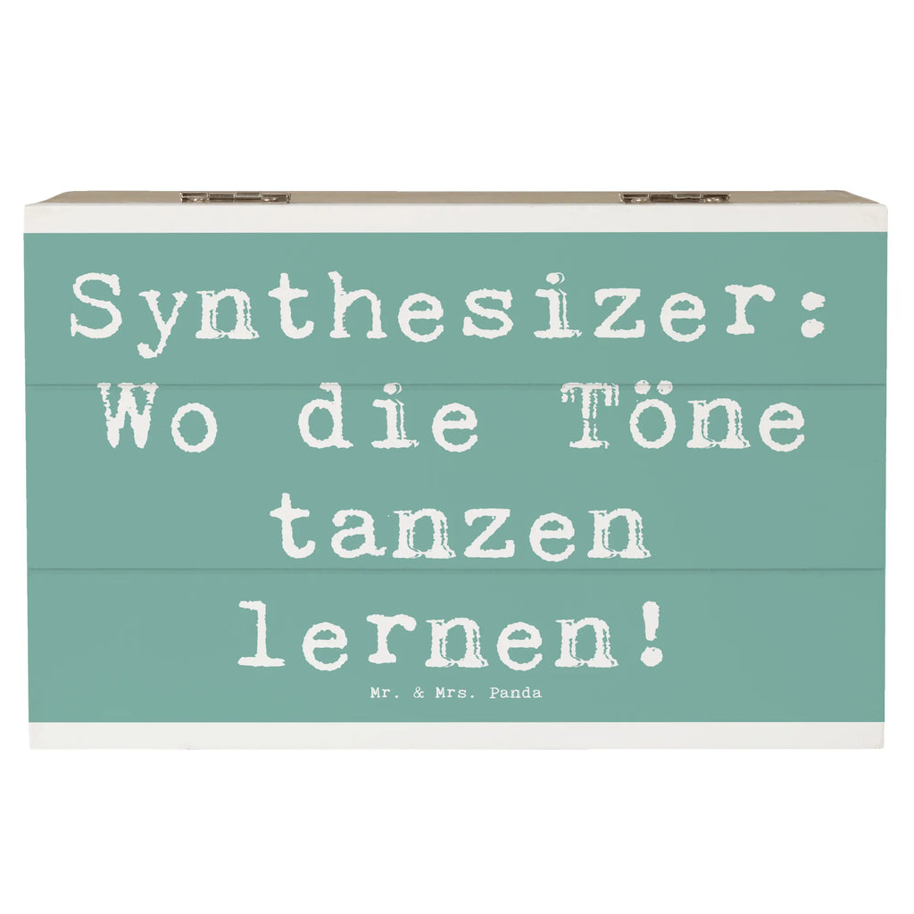 Holzkiste Spruch Synthesizer Tanz Holzkiste, Kiste, Schatzkiste, Truhe, Schatulle, XXL, Erinnerungsbox, Erinnerungskiste, Dekokiste, Aufbewahrungsbox, Geschenkbox, Geschenkdose, Instrumente, Geschenke Musiker, Musikliebhaber