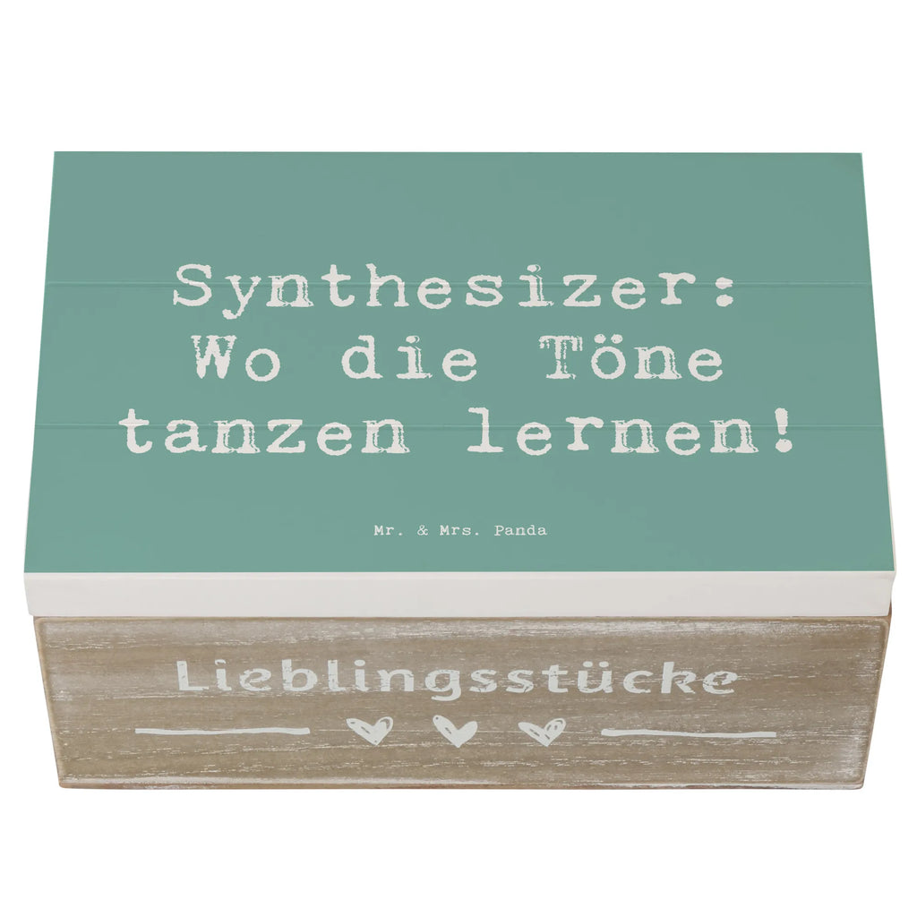 Holzkiste Spruch Synthesizer Tanz Holzkiste, Kiste, Schatzkiste, Truhe, Schatulle, XXL, Erinnerungsbox, Erinnerungskiste, Dekokiste, Aufbewahrungsbox, Geschenkbox, Geschenkdose, Instrumente, Geschenke Musiker, Musikliebhaber