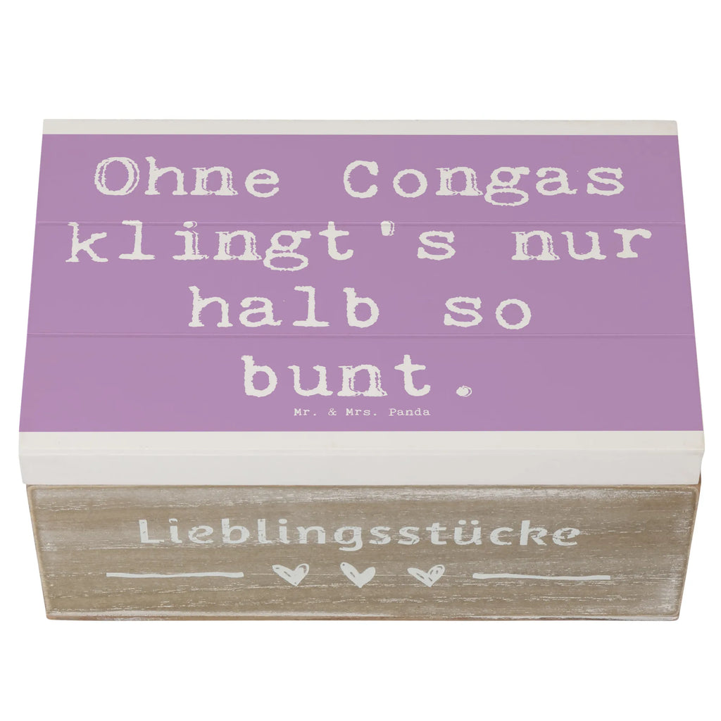 Holzkiste Spruch Bunte Congas Holzkiste, Kiste, Schatzkiste, Truhe, Schatulle, XXL, Erinnerungsbox, Erinnerungskiste, Dekokiste, Aufbewahrungsbox, Geschenkbox, Geschenkdose, Instrumente, Geschenke Musiker, Musikliebhaber