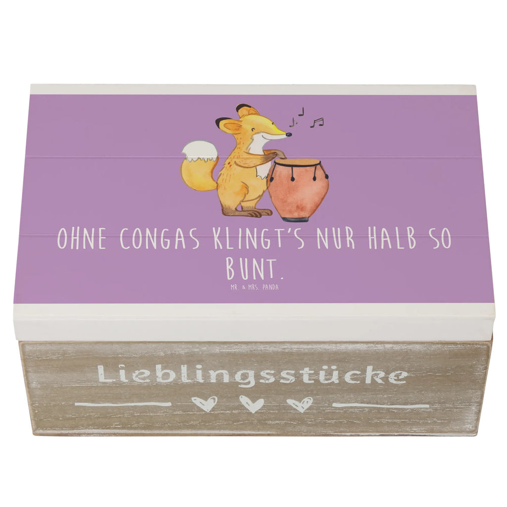 Holzkiste Bunte Congas Holzkiste, Kiste, Schatzkiste, Truhe, Schatulle, XXL, Erinnerungsbox, Erinnerungskiste, Dekokiste, Aufbewahrungsbox, Geschenkbox, Geschenkdose, Instrumente, Geschenke Musiker, Musikliebhaber