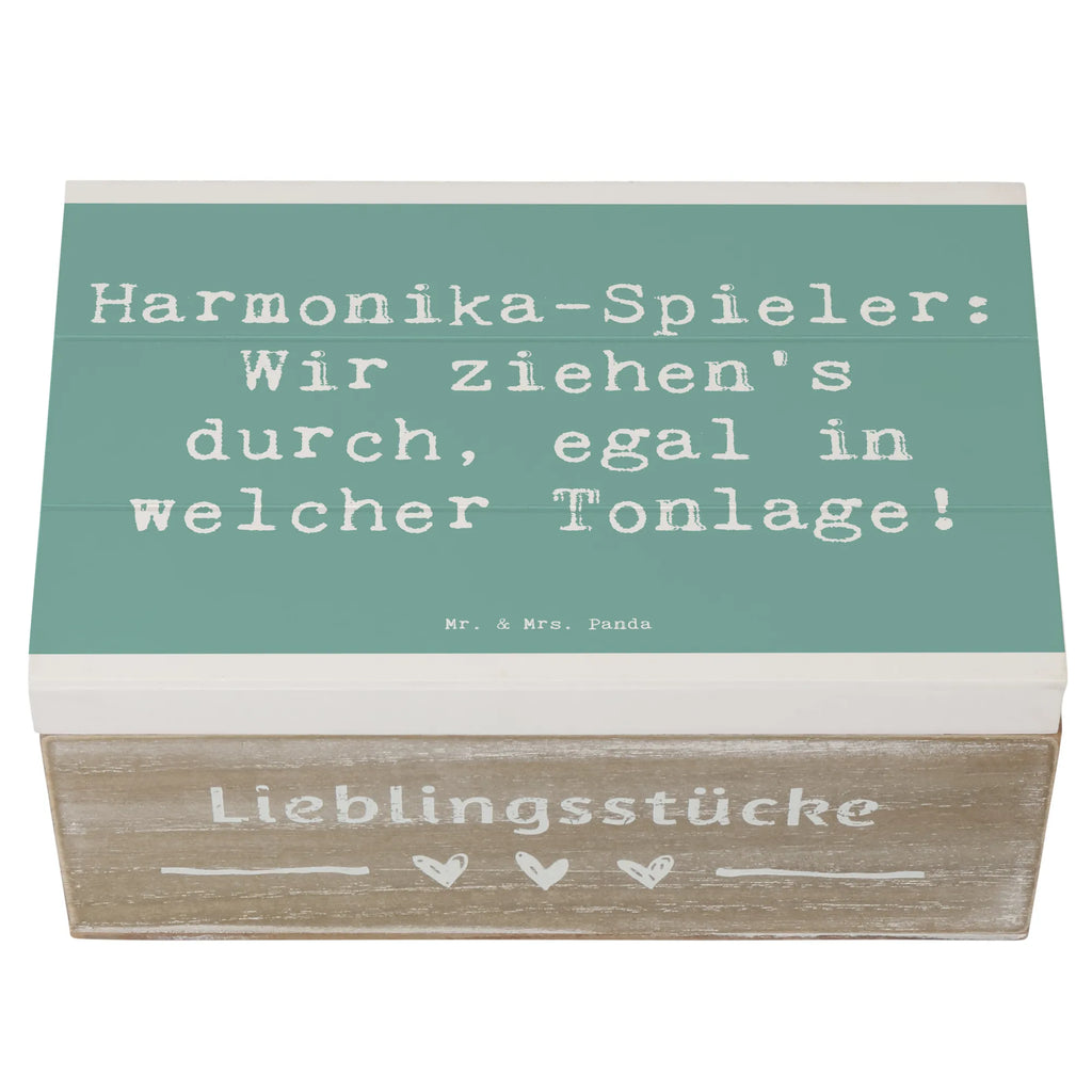 Holzkiste Spruch Harmonika Spieler Holzkiste, Kiste, Schatzkiste, Truhe, Schatulle, XXL, Erinnerungsbox, Erinnerungskiste, Dekokiste, Aufbewahrungsbox, Geschenkbox, Geschenkdose, Instrumente, Geschenke Musiker, Musikliebhaber