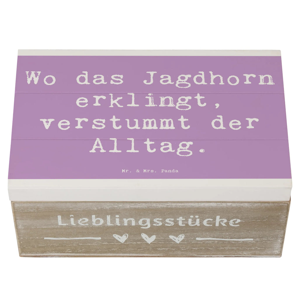 Holzkiste Spruch Jagdhorn Melodie Holzkiste, Kiste, Schatzkiste, Truhe, Schatulle, XXL, Erinnerungsbox, Erinnerungskiste, Dekokiste, Aufbewahrungsbox, Geschenkbox, Geschenkdose, Instrumente, Geschenke Musiker, Musikliebhaber