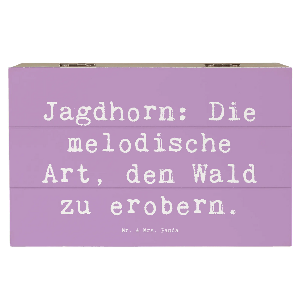 Holzkiste Spruch Jagdhorn Magie Holzkiste, Kiste, Schatzkiste, Truhe, Schatulle, XXL, Erinnerungsbox, Erinnerungskiste, Dekokiste, Aufbewahrungsbox, Geschenkbox, Geschenkdose, Instrumente, Geschenke Musiker, Musikliebhaber