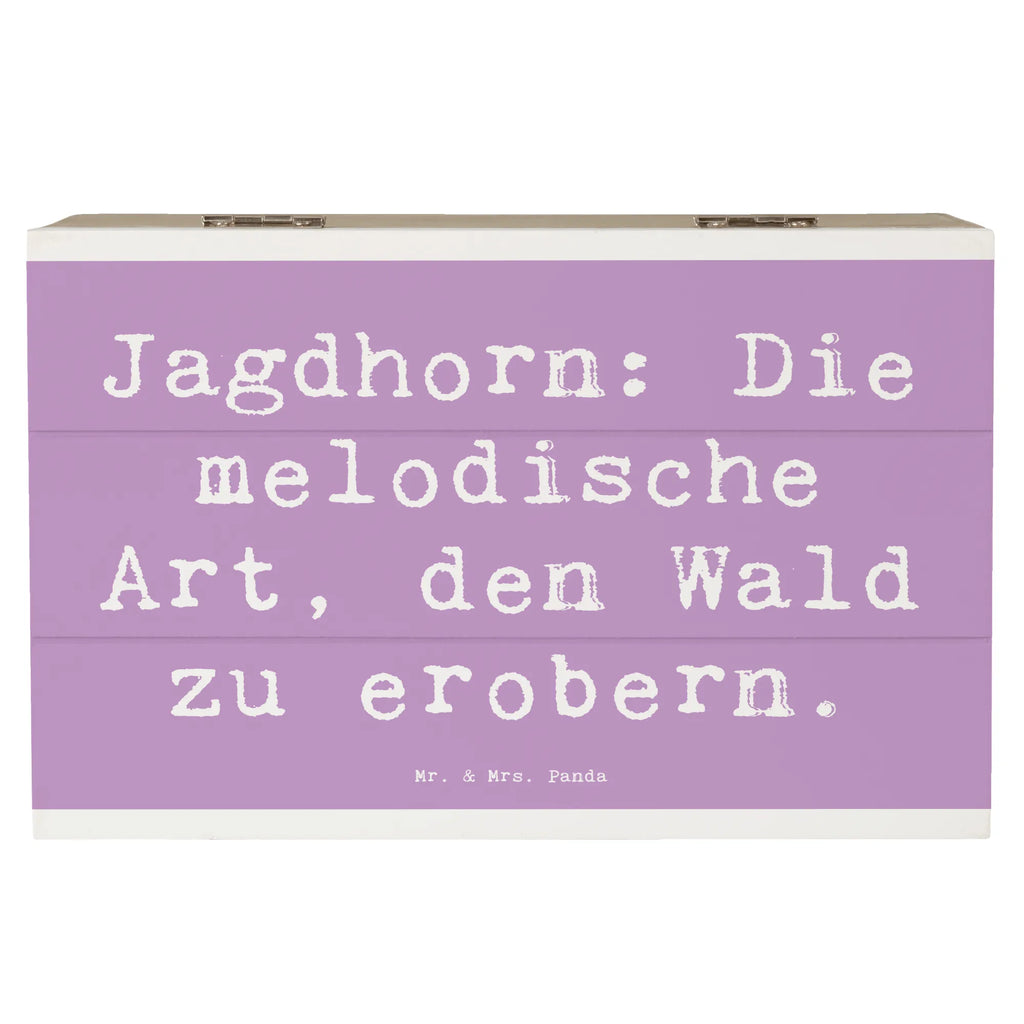 Holzkiste Spruch Jagdhorn Magie Holzkiste, Kiste, Schatzkiste, Truhe, Schatulle, XXL, Erinnerungsbox, Erinnerungskiste, Dekokiste, Aufbewahrungsbox, Geschenkbox, Geschenkdose, Instrumente, Geschenke Musiker, Musikliebhaber