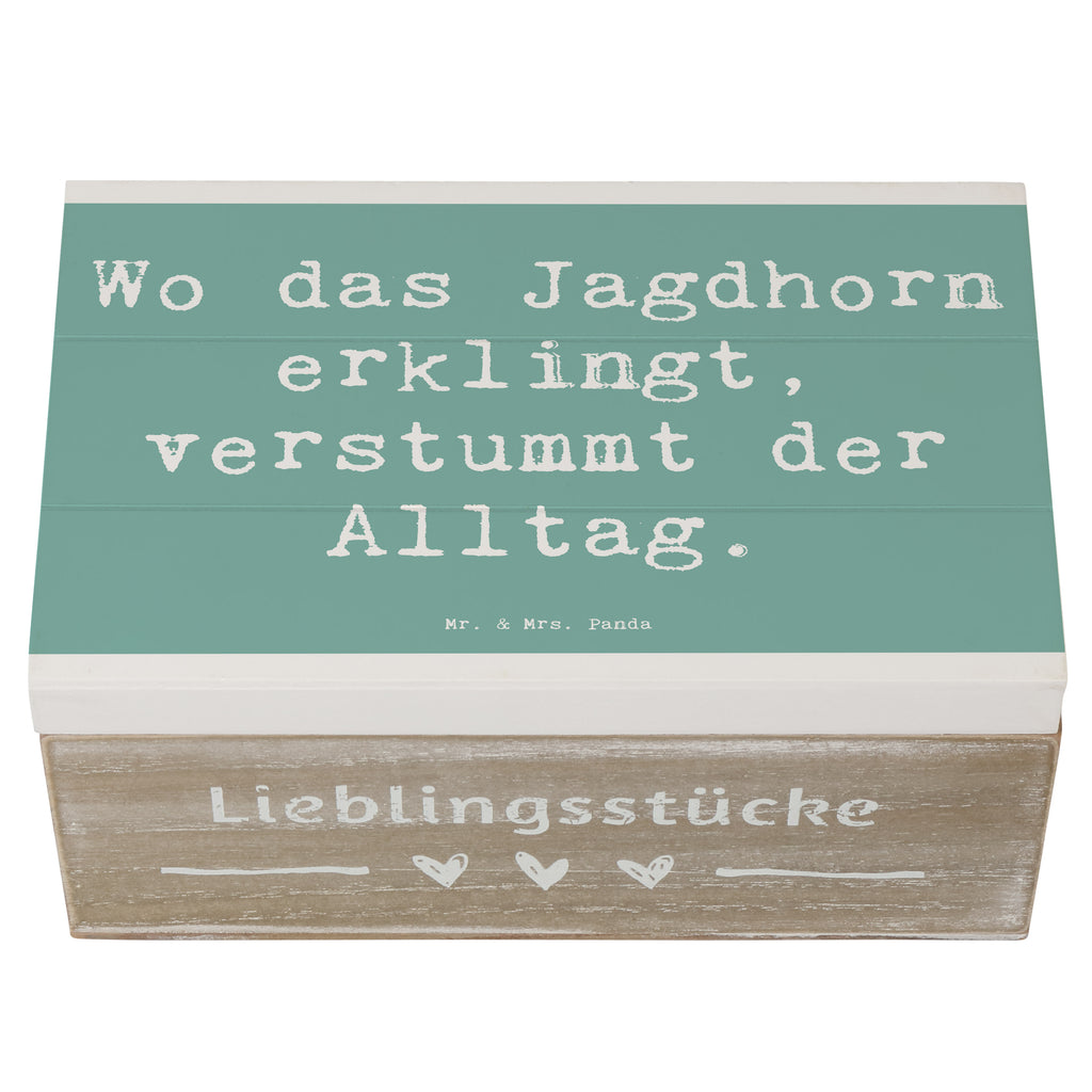 Holzkiste Spruch Jagdhorn Melodie Holzkiste, Kiste, Schatzkiste, Truhe, Schatulle, XXL, Erinnerungsbox, Erinnerungskiste, Dekokiste, Aufbewahrungsbox, Geschenkbox, Geschenkdose, Instrumente, Geschenke Musiker, Musikliebhaber