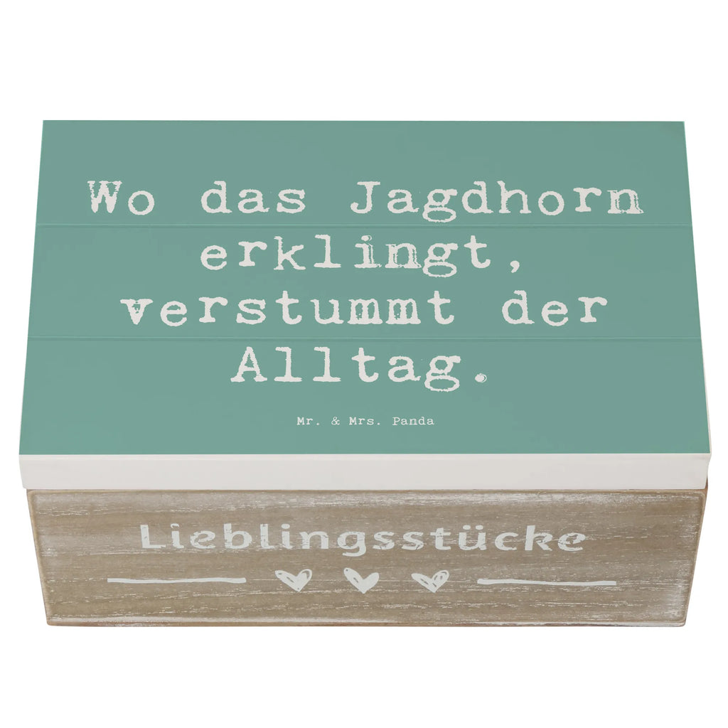 Holzkiste Spruch Jagdhorn Melodie Holzkiste, Kiste, Schatzkiste, Truhe, Schatulle, XXL, Erinnerungsbox, Erinnerungskiste, Dekokiste, Aufbewahrungsbox, Geschenkbox, Geschenkdose, Instrumente, Geschenke Musiker, Musikliebhaber