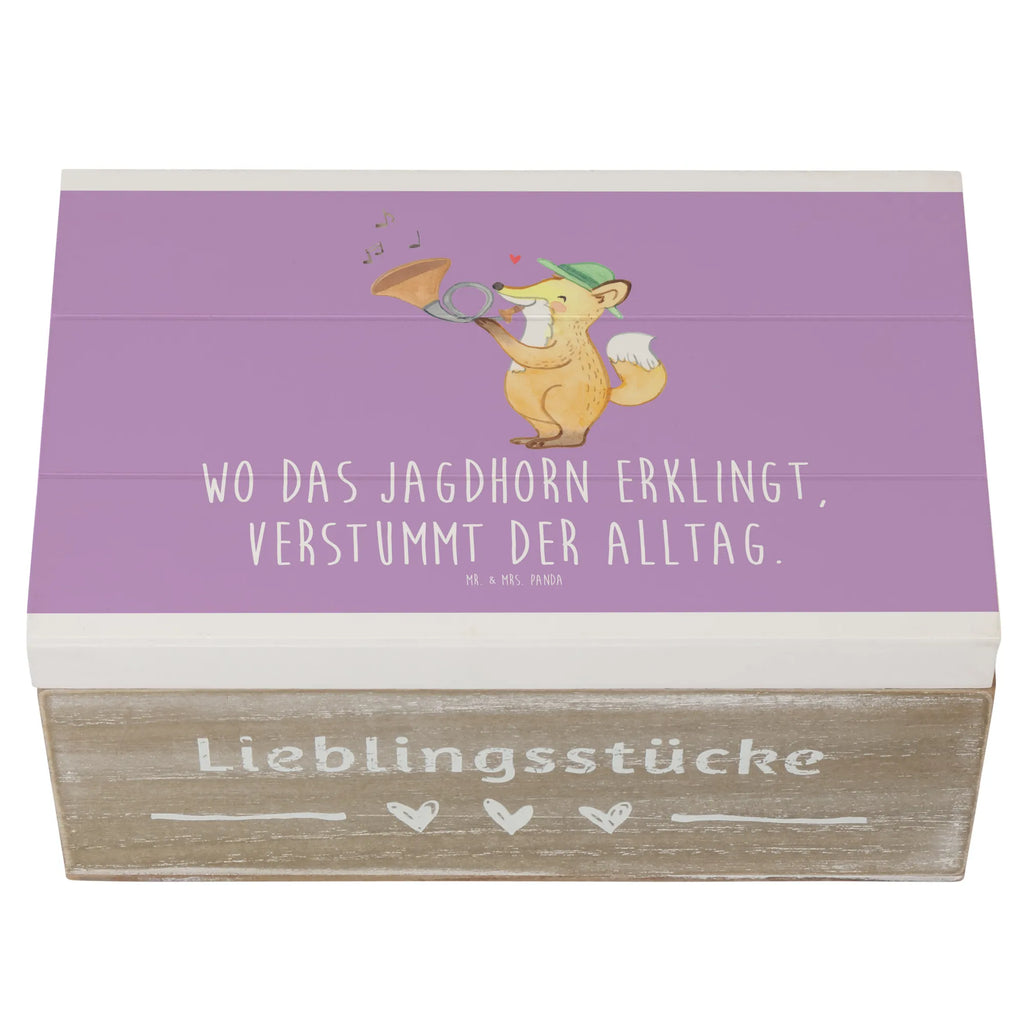 Holzkiste Jagdhorn Melodie Holzkiste, Kiste, Schatzkiste, Truhe, Schatulle, XXL, Erinnerungsbox, Erinnerungskiste, Dekokiste, Aufbewahrungsbox, Geschenkbox, Geschenkdose, Instrumente, Geschenke Musiker, Musikliebhaber