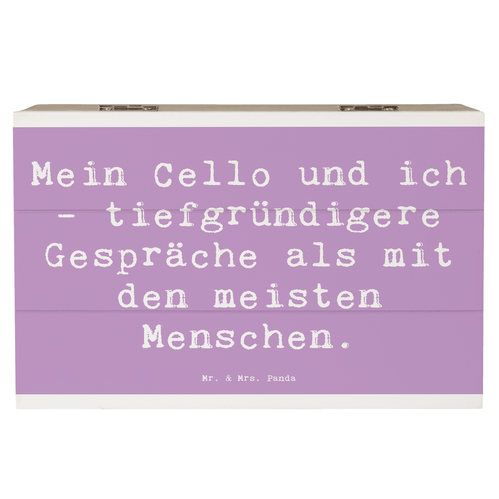 Holzkiste Spruch Violoncello Gespräche Holzkiste, Kiste, Schatzkiste, Truhe, Schatulle, XXL, Erinnerungsbox, Erinnerungskiste, Dekokiste, Aufbewahrungsbox, Geschenkbox, Geschenkdose, Instrumente, Geschenke Musiker, Musikliebhaber