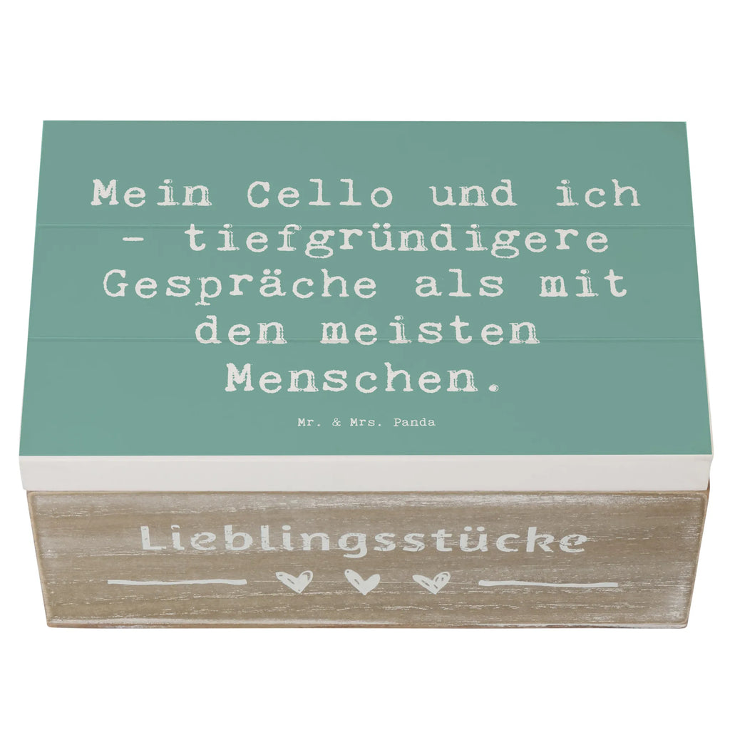 Holzkiste Spruch Violoncello Gespräche Holzkiste, Kiste, Schatzkiste, Truhe, Schatulle, XXL, Erinnerungsbox, Erinnerungskiste, Dekokiste, Aufbewahrungsbox, Geschenkbox, Geschenkdose, Instrumente, Geschenke Musiker, Musikliebhaber