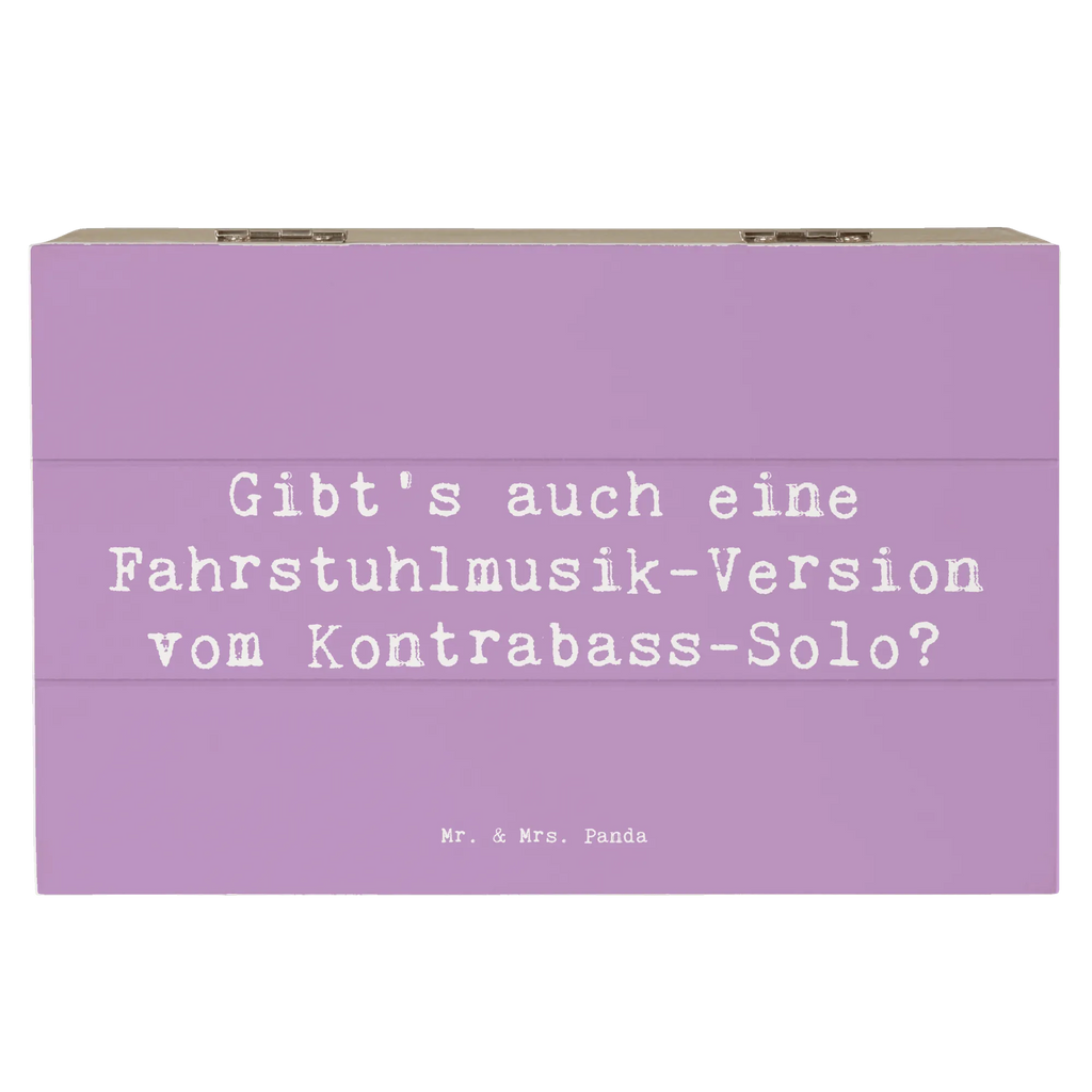 Holzkiste Spruch Kontrabass Solo Holzkiste, Kiste, Schatzkiste, Truhe, Schatulle, XXL, Erinnerungsbox, Erinnerungskiste, Dekokiste, Aufbewahrungsbox, Geschenkbox, Geschenkdose, Instrumente, Geschenke Musiker, Musikliebhaber