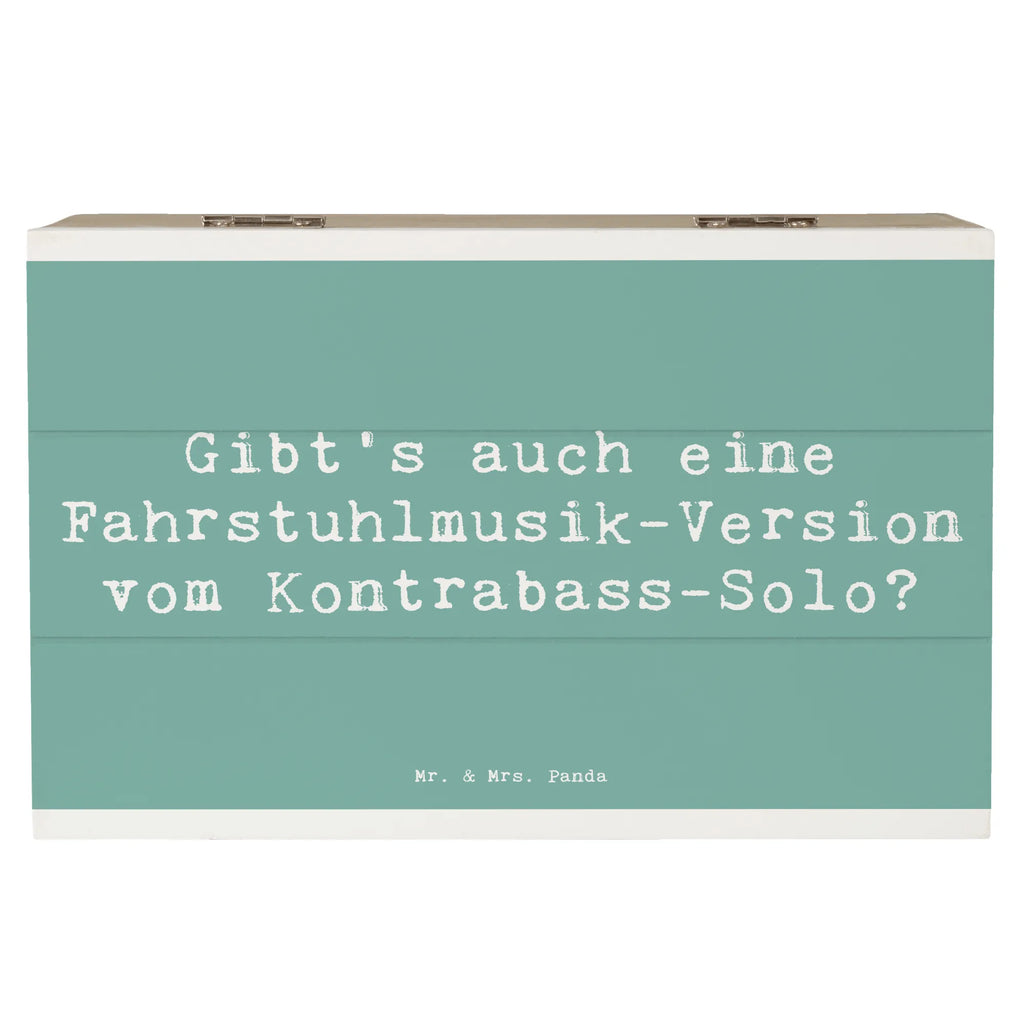 Holzkiste Spruch Kontrabass Solo Holzkiste, Kiste, Schatzkiste, Truhe, Schatulle, XXL, Erinnerungsbox, Erinnerungskiste, Dekokiste, Aufbewahrungsbox, Geschenkbox, Geschenkdose, Instrumente, Geschenke Musiker, Musikliebhaber