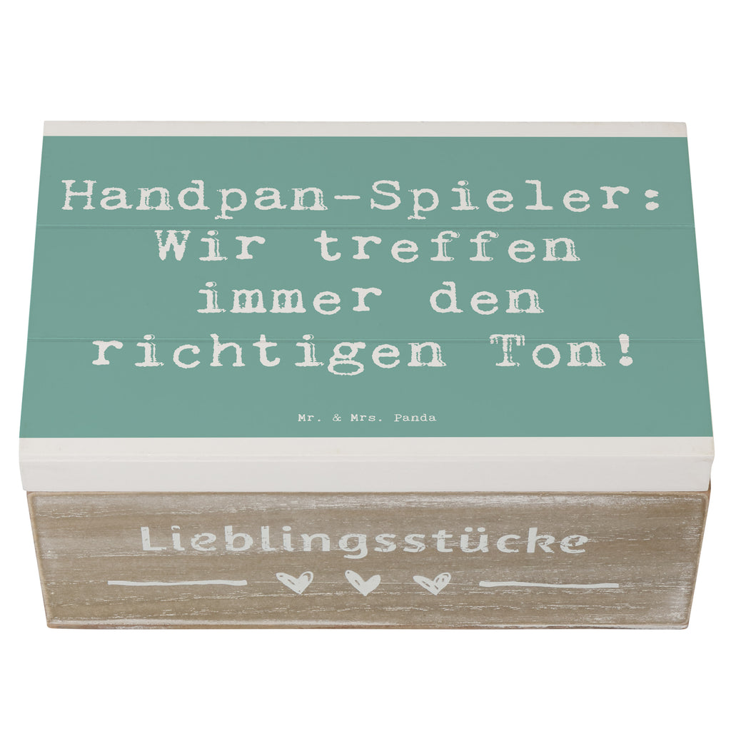 Holzkiste Spruch Handpan Spieler Holzkiste, Kiste, Schatzkiste, Truhe, Schatulle, XXL, Erinnerungsbox, Erinnerungskiste, Dekokiste, Aufbewahrungsbox, Geschenkbox, Geschenkdose, Instrumente, Geschenke Musiker, Musikliebhaber