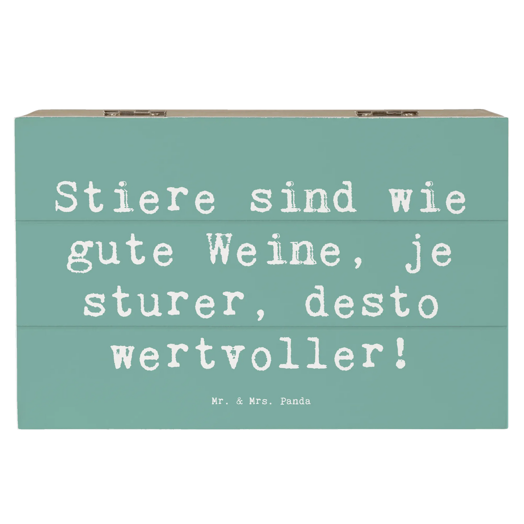 Holzkiste Spruch Sturer Stier Holzkiste, Kiste, Schatzkiste, Truhe, Schatulle, XXL, Erinnerungsbox, Erinnerungskiste, Dekokiste, Aufbewahrungsbox, Geschenkbox, Geschenkdose, Tierkreiszeichen, Sternzeichen, Horoskop, Astrologie, Aszendent