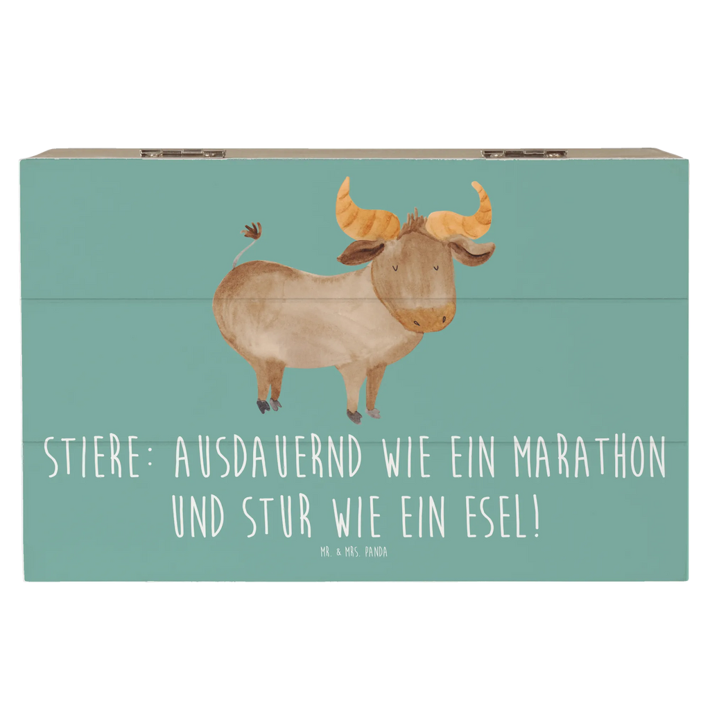 Holzkiste Starker Stier Holzkiste, Kiste, Schatzkiste, Truhe, Schatulle, XXL, Erinnerungsbox, Erinnerungskiste, Dekokiste, Aufbewahrungsbox, Geschenkbox, Geschenkdose, Tierkreiszeichen, Sternzeichen, Horoskop, Astrologie, Aszendent