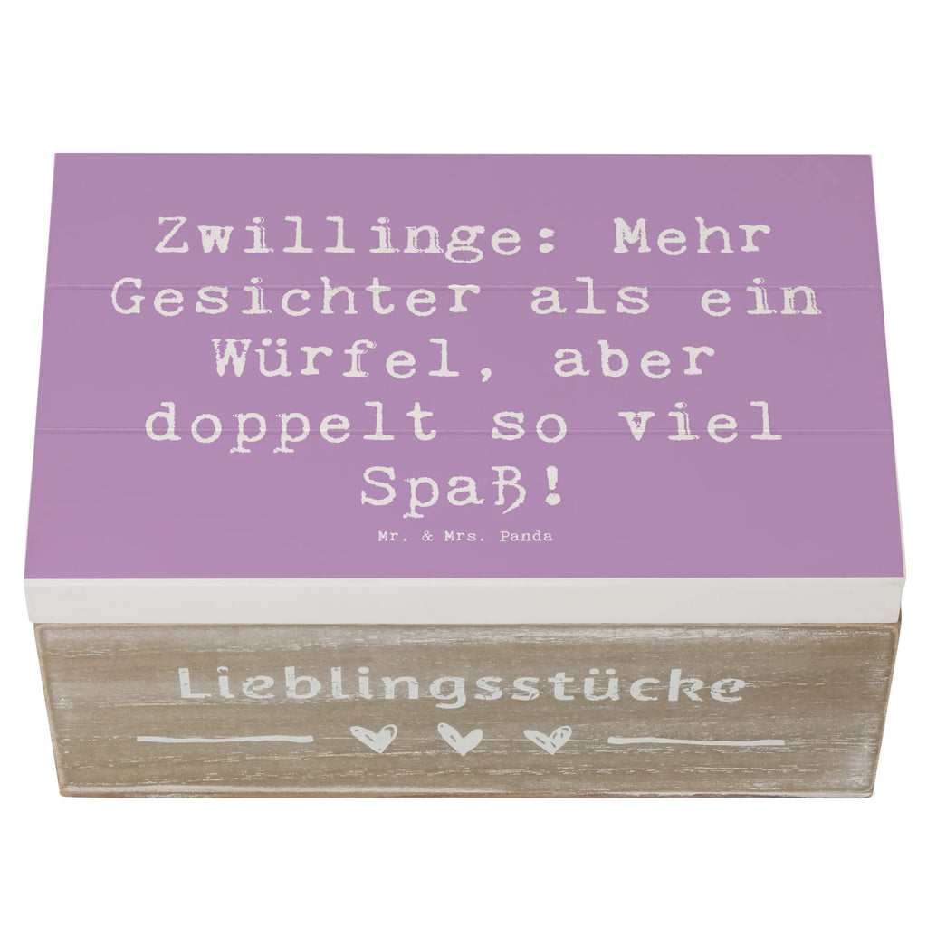 Holzkiste Spruch Zwillinge Spaß Holzkiste, Kiste, Schatzkiste, Truhe, Schatulle, XXL, Erinnerungsbox, Erinnerungskiste, Dekokiste, Aufbewahrungsbox, Geschenkbox, Geschenkdose, Tierkreiszeichen, Sternzeichen, Horoskop, Astrologie, Aszendent