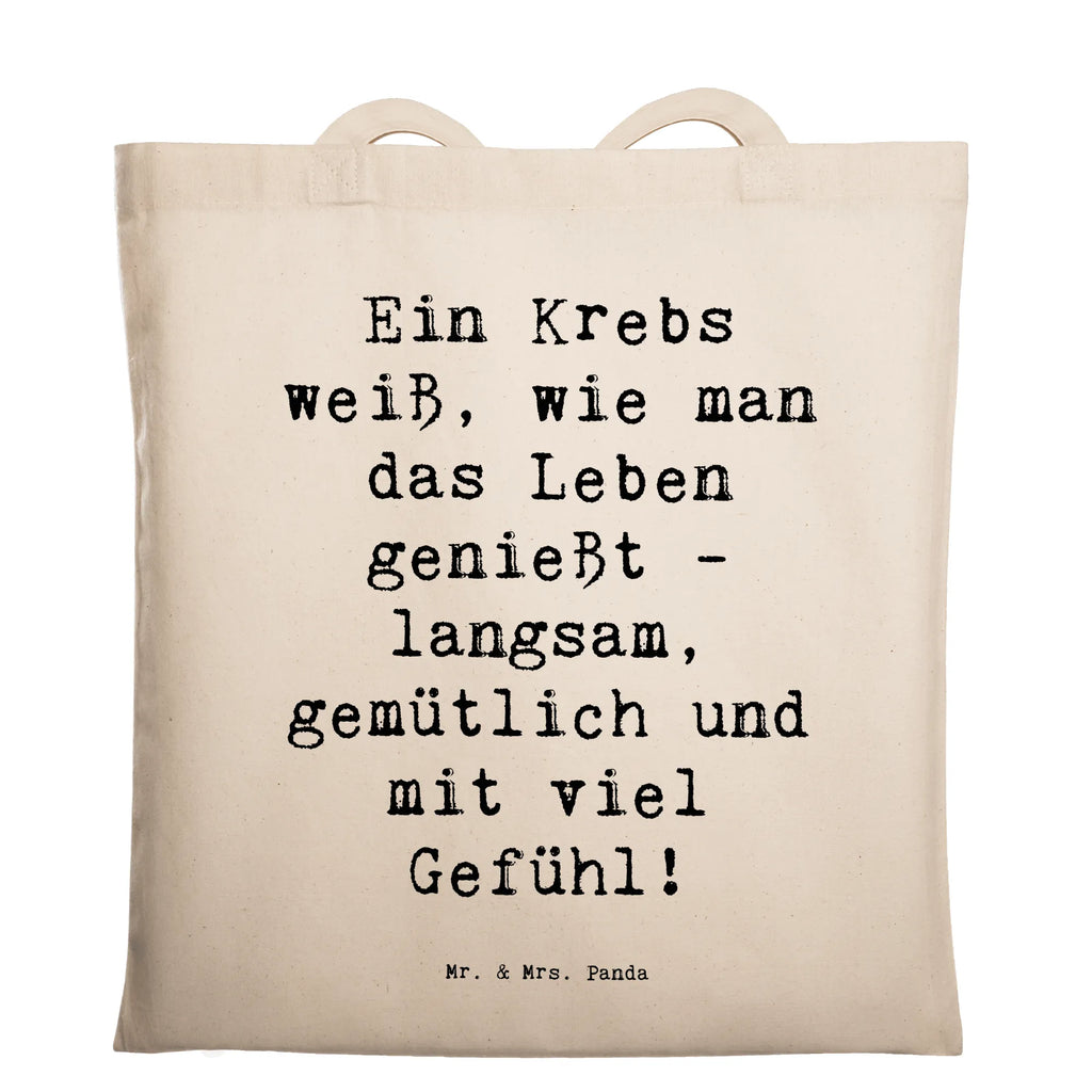 Tragetasche Spruch Krebs Genießer Beuteltasche, Beutel, Einkaufstasche, Jutebeutel, Stoffbeutel, Tasche, Shopper, Umhängetasche, Strandtasche, Schultertasche, Stofftasche, Tragetasche, Badetasche, Jutetasche, Einkaufstüte, Laptoptasche, Tierkreiszeichen, Sternzeichen, Horoskop, Astrologie, Aszendent