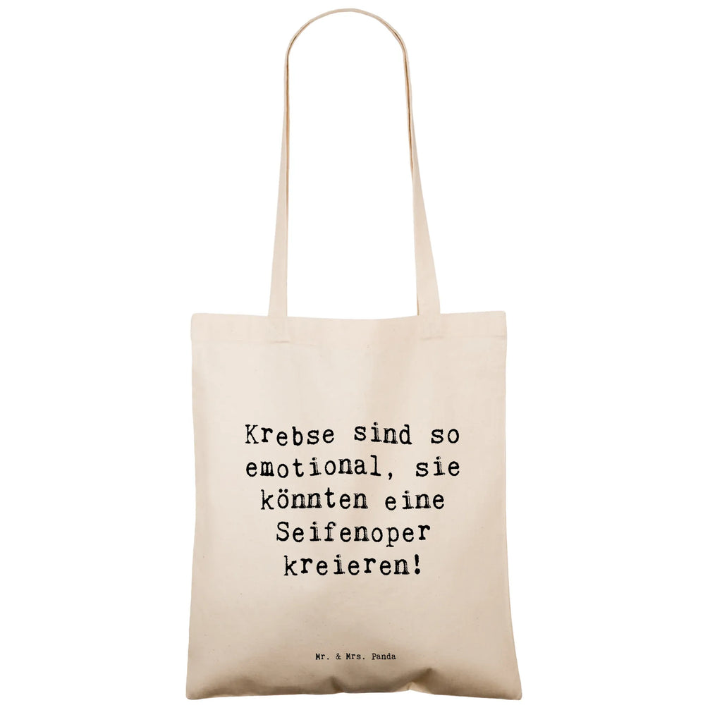 Tragetasche Spruch Emotionaler Krebs Beuteltasche, Beutel, Einkaufstasche, Jutebeutel, Stoffbeutel, Tasche, Shopper, Umhängetasche, Strandtasche, Schultertasche, Stofftasche, Tragetasche, Badetasche, Jutetasche, Einkaufstüte, Laptoptasche, Tierkreiszeichen, Sternzeichen, Horoskop, Astrologie, Aszendent