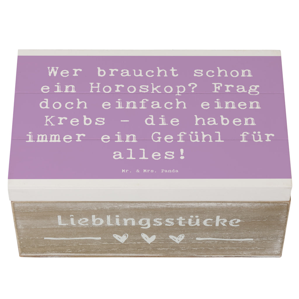 Holzkiste Spruch Krebs Gefühl Holzkiste, Kiste, Schatzkiste, Truhe, Schatulle, XXL, Erinnerungsbox, Erinnerungskiste, Dekokiste, Aufbewahrungsbox, Geschenkbox, Geschenkdose, Tierkreiszeichen, Sternzeichen, Horoskop, Astrologie, Aszendent