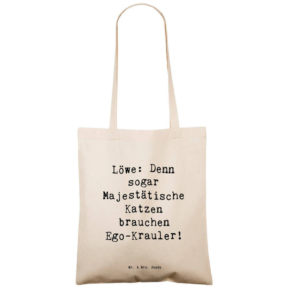 Tragetasche Spruch Majestätischer Löwe Beuteltasche, Beutel, Einkaufstasche, Jutebeutel, Stoffbeutel, Tasche, Shopper, Umhängetasche, Strandtasche, Schultertasche, Stofftasche, Tragetasche, Badetasche, Jutetasche, Einkaufstüte, Laptoptasche, Tierkreiszeichen, Sternzeichen, Horoskop, Astrologie, Aszendent