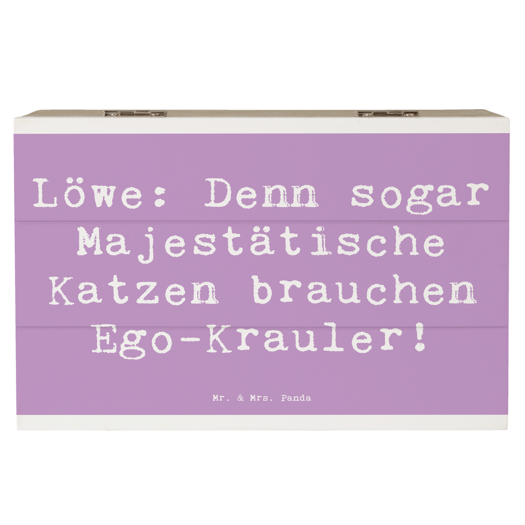 Holzkiste Spruch Majestätischer Löwe Holzkiste, Kiste, Schatzkiste, Truhe, Schatulle, XXL, Erinnerungsbox, Erinnerungskiste, Dekokiste, Aufbewahrungsbox, Geschenkbox, Geschenkdose, Tierkreiszeichen, Sternzeichen, Horoskop, Astrologie, Aszendent