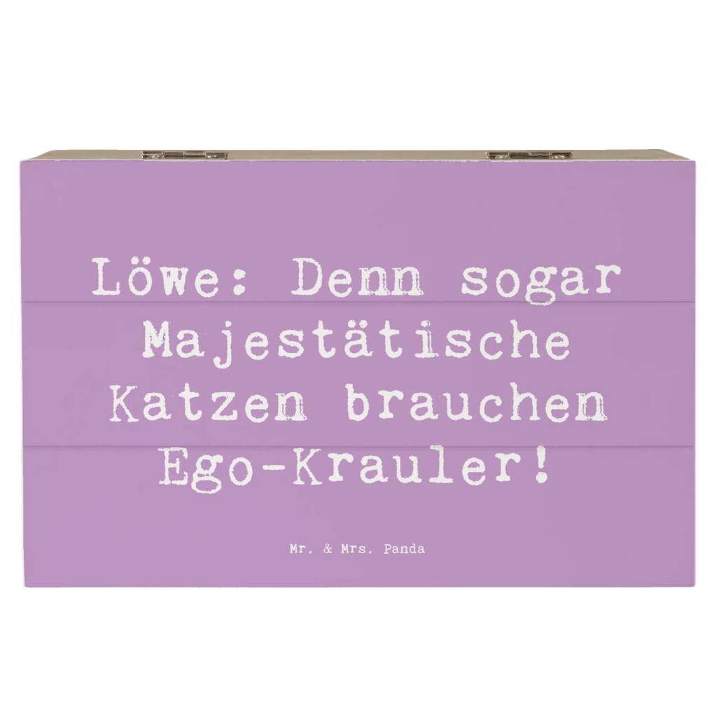 Holzkiste Spruch Majestätischer Löwe Holzkiste, Kiste, Schatzkiste, Truhe, Schatulle, XXL, Erinnerungsbox, Erinnerungskiste, Dekokiste, Aufbewahrungsbox, Geschenkbox, Geschenkdose, Tierkreiszeichen, Sternzeichen, Horoskop, Astrologie, Aszendent