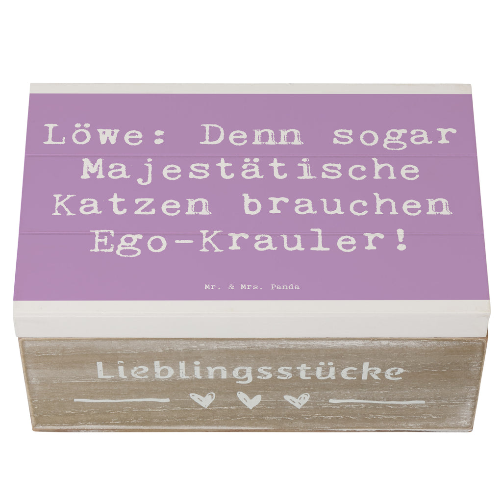 Holzkiste Spruch Majestätischer Löwe Holzkiste, Kiste, Schatzkiste, Truhe, Schatulle, XXL, Erinnerungsbox, Erinnerungskiste, Dekokiste, Aufbewahrungsbox, Geschenkbox, Geschenkdose, Tierkreiszeichen, Sternzeichen, Horoskop, Astrologie, Aszendent