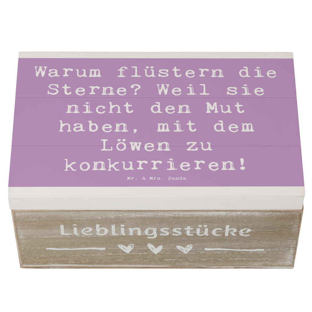 Holzkiste Spruch Sterne und Löwe Holzkiste, Kiste, Schatzkiste, Truhe, Schatulle, XXL, Erinnerungsbox, Erinnerungskiste, Dekokiste, Aufbewahrungsbox, Geschenkbox, Geschenkdose, Tierkreiszeichen, Sternzeichen, Horoskop, Astrologie, Aszendent