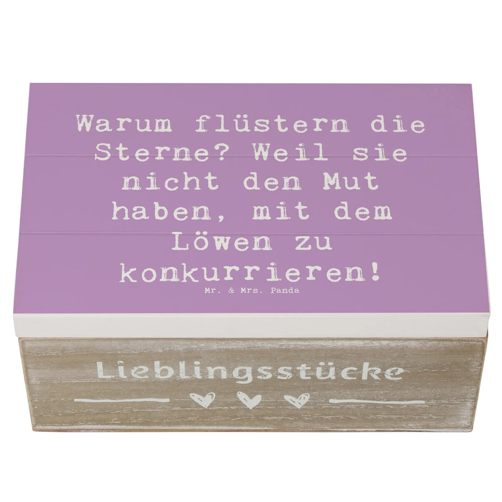 Holzkiste Spruch Sterne und Löwe Holzkiste, Kiste, Schatzkiste, Truhe, Schatulle, XXL, Erinnerungsbox, Erinnerungskiste, Dekokiste, Aufbewahrungsbox, Geschenkbox, Geschenkdose, Tierkreiszeichen, Sternzeichen, Horoskop, Astrologie, Aszendent