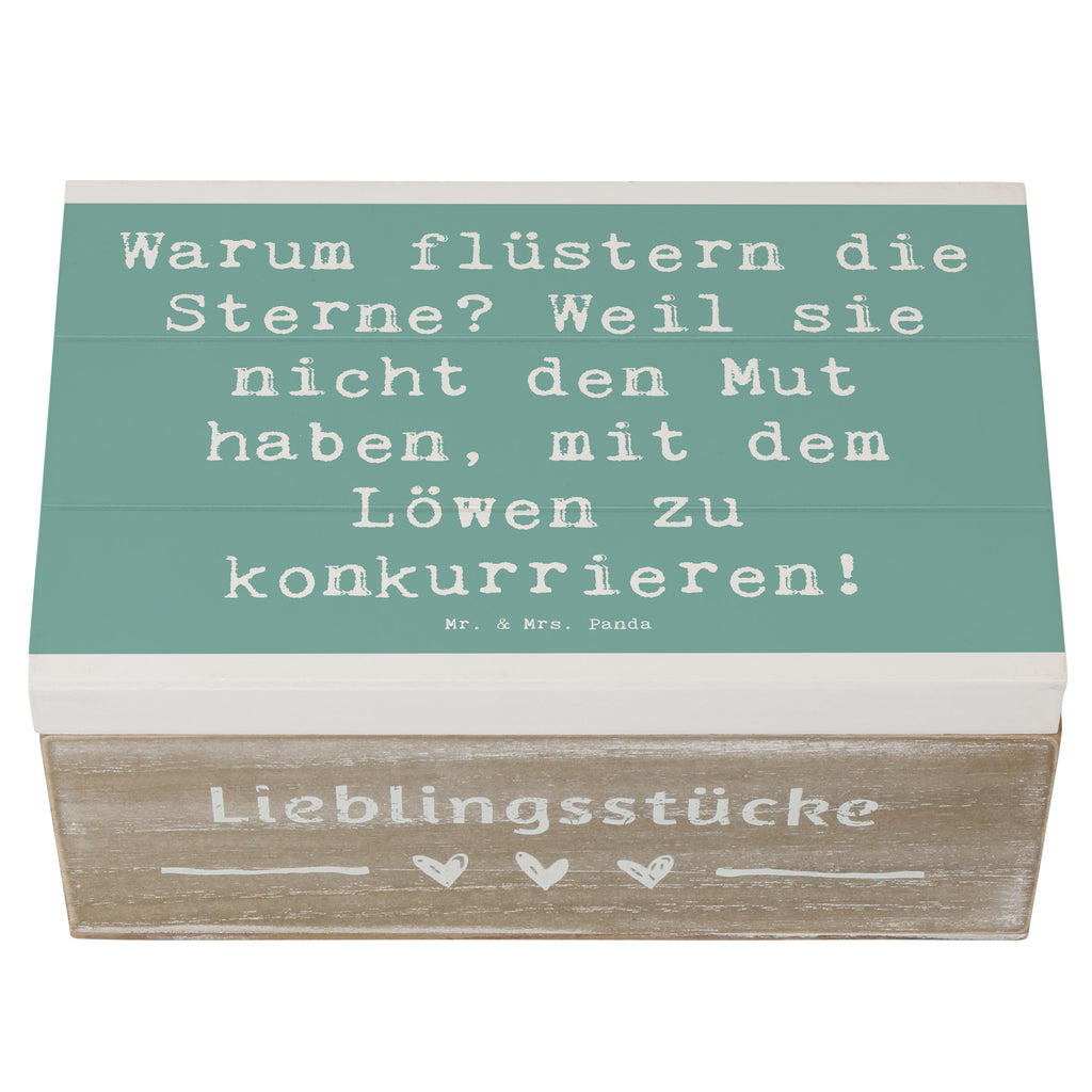 Holzkiste Spruch Sterne und Löwe Holzkiste, Kiste, Schatzkiste, Truhe, Schatulle, XXL, Erinnerungsbox, Erinnerungskiste, Dekokiste, Aufbewahrungsbox, Geschenkbox, Geschenkdose, Tierkreiszeichen, Sternzeichen, Horoskop, Astrologie, Aszendent