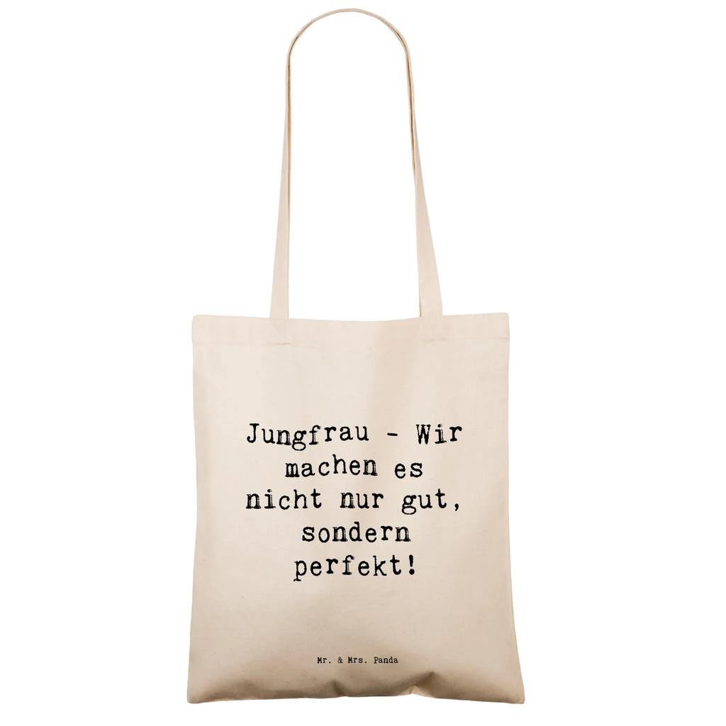 Tragetasche Spruch Jungfrau Perfektion Beuteltasche, Beutel, Einkaufstasche, Jutebeutel, Stoffbeutel, Tasche, Shopper, Umhängetasche, Strandtasche, Schultertasche, Stofftasche, Tragetasche, Badetasche, Jutetasche, Einkaufstüte, Laptoptasche, Tierkreiszeichen, Sternzeichen, Horoskop, Astrologie, Aszendent