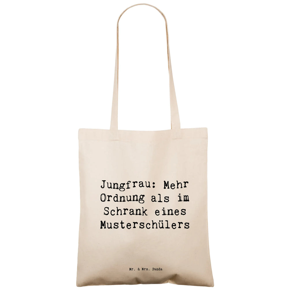 Tragetasche Spruch Jungfrau Ordnung Beuteltasche, Beutel, Einkaufstasche, Jutebeutel, Stoffbeutel, Tasche, Shopper, Umhängetasche, Strandtasche, Schultertasche, Stofftasche, Tragetasche, Badetasche, Jutetasche, Einkaufstüte, Laptoptasche, Tierkreiszeichen, Sternzeichen, Horoskop, Astrologie, Aszendent