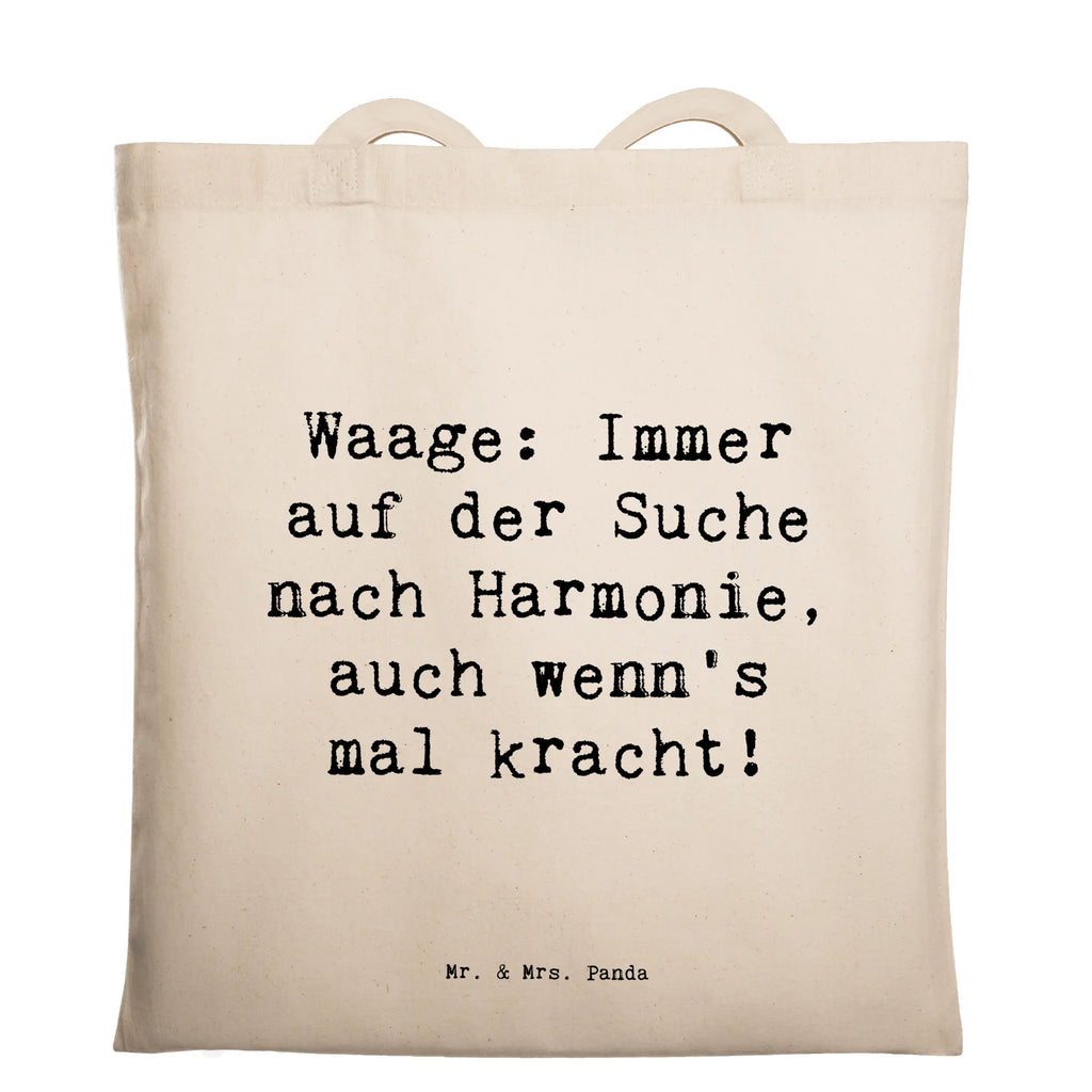 Tragetasche Spruch Waagen Harmonie Beuteltasche, Beutel, Einkaufstasche, Jutebeutel, Stoffbeutel, Tasche, Shopper, Umhängetasche, Strandtasche, Schultertasche, Stofftasche, Tragetasche, Badetasche, Jutetasche, Einkaufstüte, Laptoptasche, Tierkreiszeichen, Sternzeichen, Horoskop, Astrologie, Aszendent