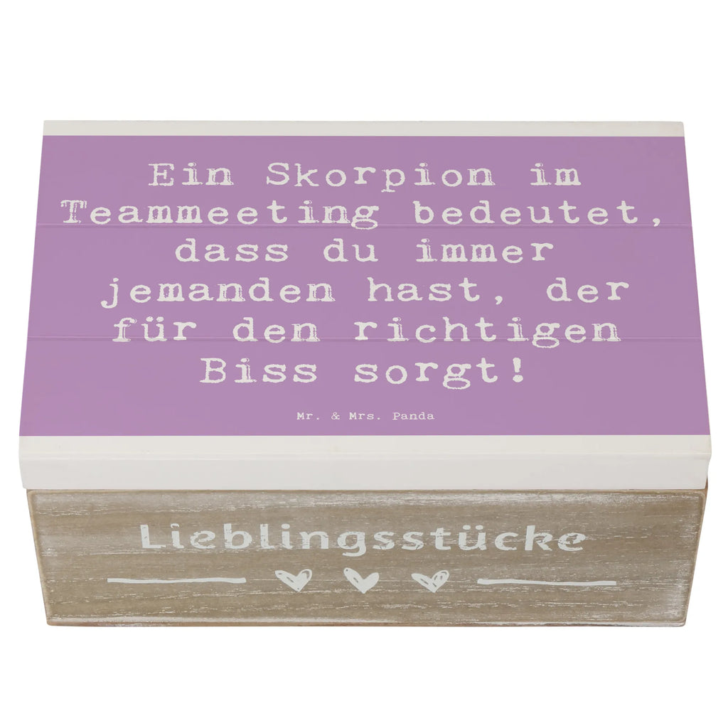 Holzkiste Spruch Skorpion Biss Holzkiste, Kiste, Schatzkiste, Truhe, Schatulle, XXL, Erinnerungsbox, Erinnerungskiste, Dekokiste, Aufbewahrungsbox, Geschenkbox, Geschenkdose, Tierkreiszeichen, Sternzeichen, Horoskop, Astrologie, Aszendent