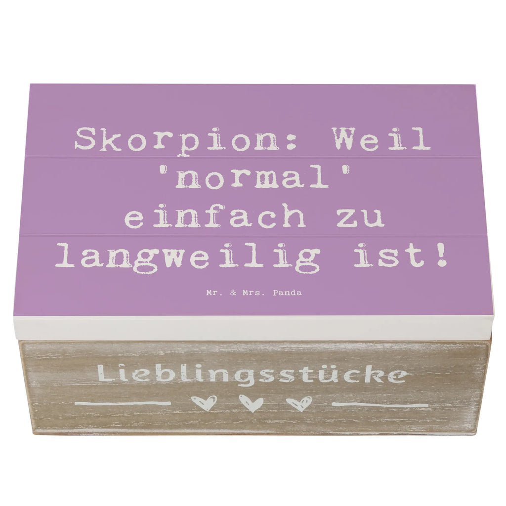 Holzkiste Spruch Skorpion Unikat Holzkiste, Kiste, Schatzkiste, Truhe, Schatulle, XXL, Erinnerungsbox, Erinnerungskiste, Dekokiste, Aufbewahrungsbox, Geschenkbox, Geschenkdose, Tierkreiszeichen, Sternzeichen, Horoskop, Astrologie, Aszendent